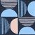 Голубой/Бежевый